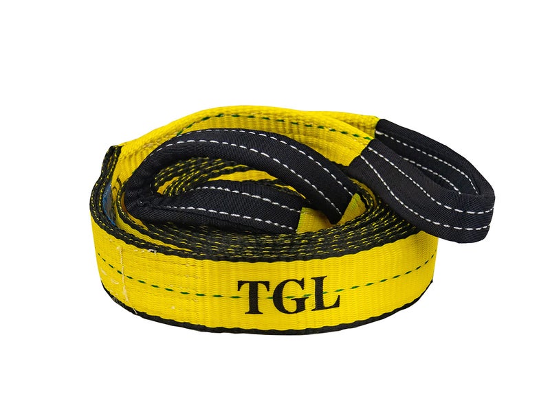 TGL 2 inch, 20 Foot ATV Tow Strap Heavy Duty with Reinforced Loops 10,000 Pound Capacity. Compatible with Polaris, Honda, Can-Am ATV, UTV Towing Strap, Tree Saver Strap. - Image 1